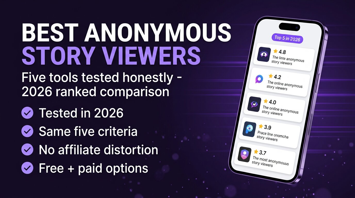 Best Anonymous Instagram Viewers (Compared 2026)