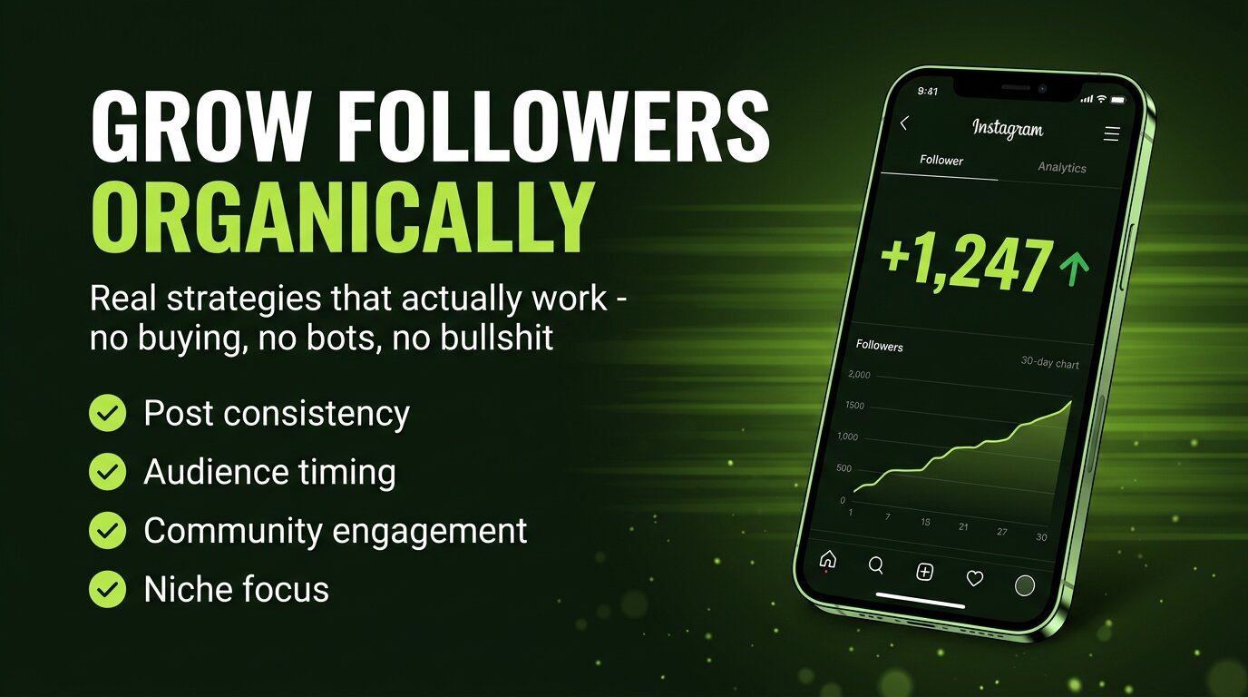How to Grow Instagram Followers Organically in 2026