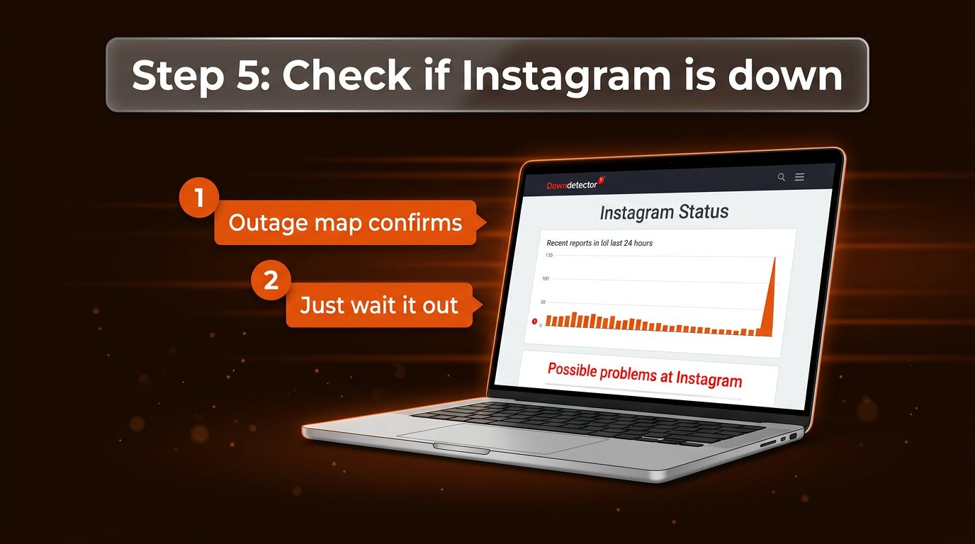 Check Downdetector for Instagram outage status
