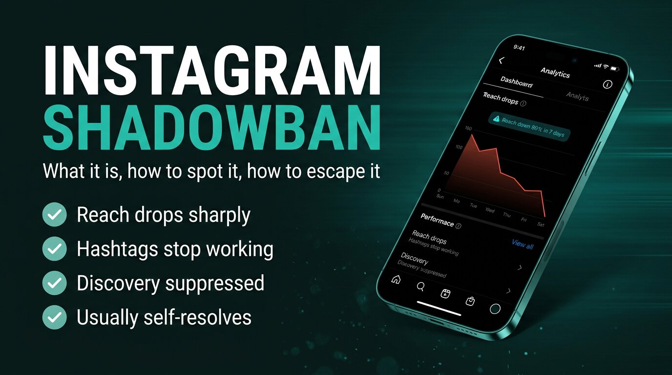 Instagram Shadowban: How to Spot &amp; Escape It (2026)