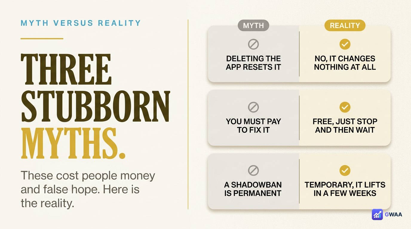 Three persistent Instagram shadowban myths