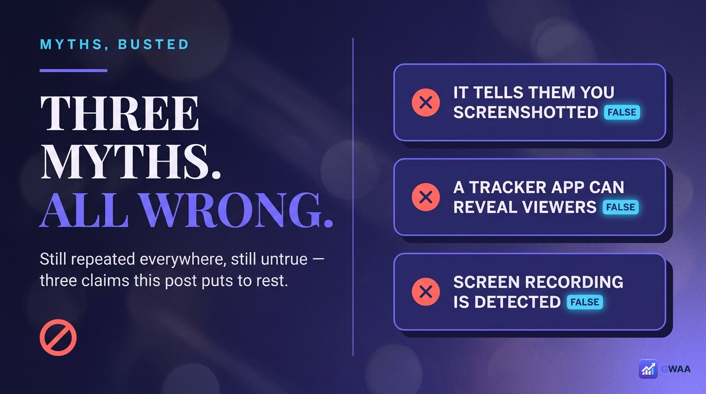 Three persistent myths about Instagram screenshot detection